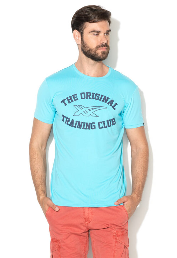 Asics Men's Running T-Shirt Blue Moon Sanded Short Sleeve Top - New