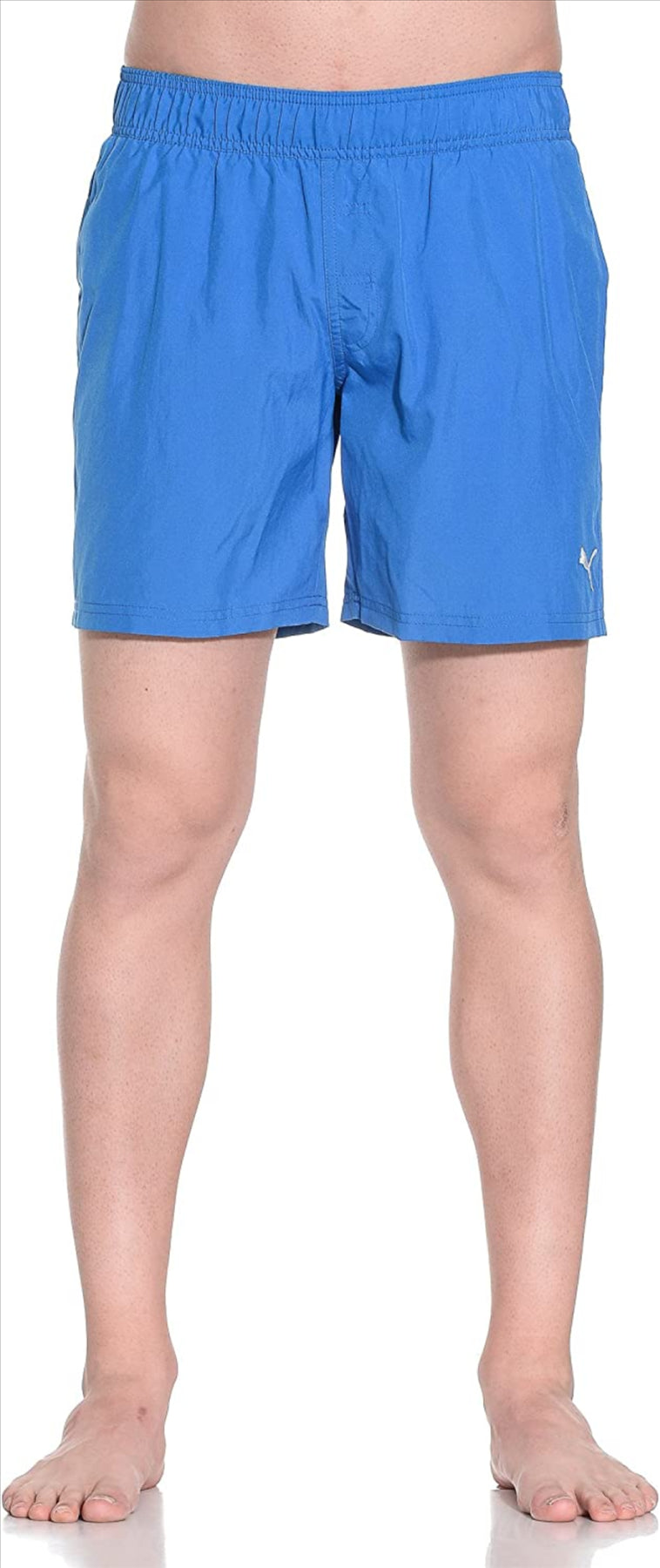 PUMA Men's Swimming Shorts Active Cat Blue Beach Logo Shorts